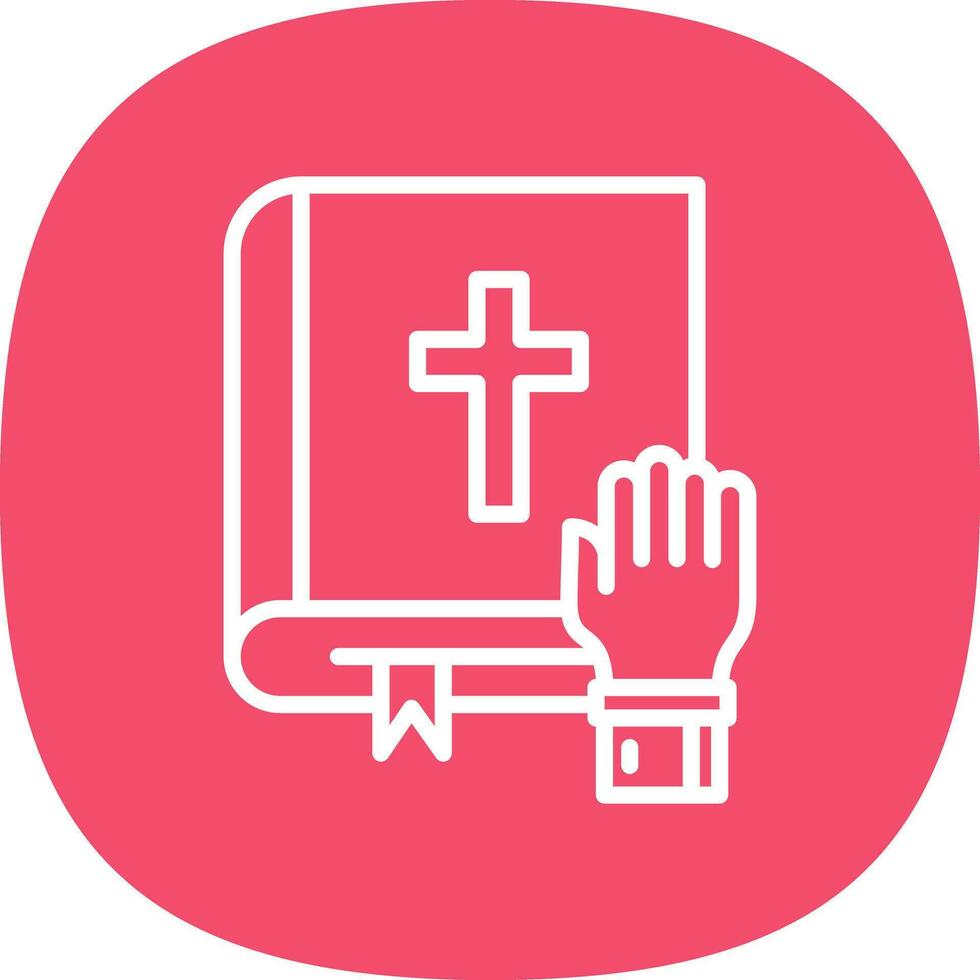 Oath Vector Icon Design