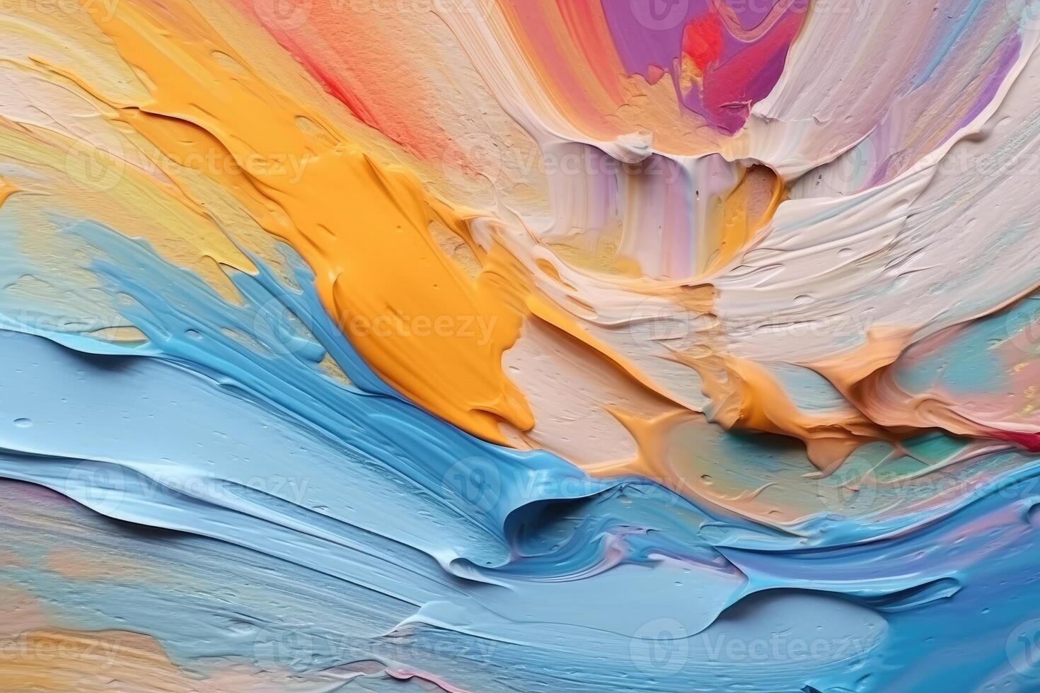 abstract background from the smears of acrylic paint art photo