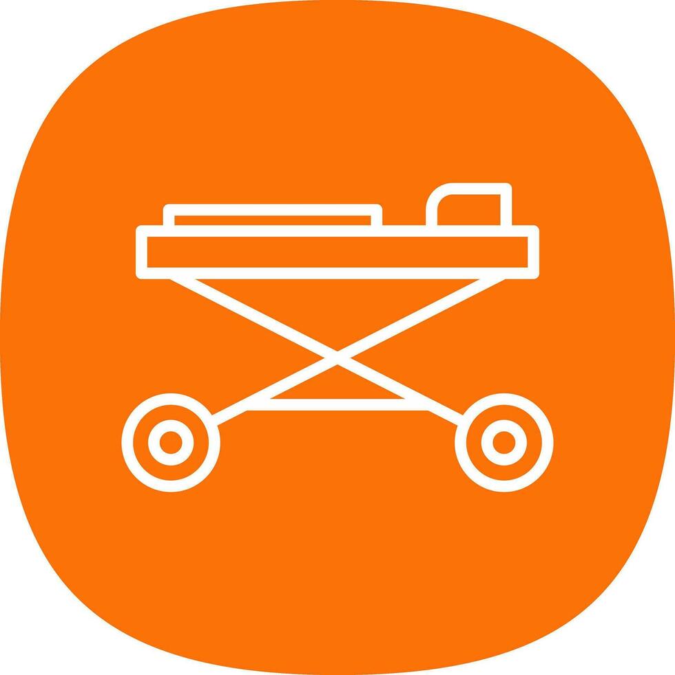 Stretcher Vector Icon Design