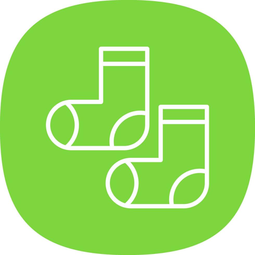 Socks Vector Icon Design