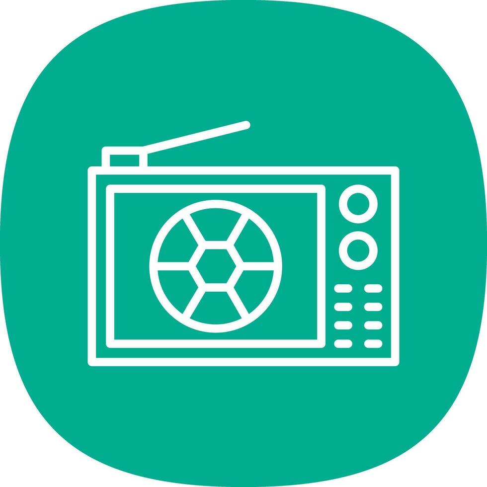 TV Vector Icon Design