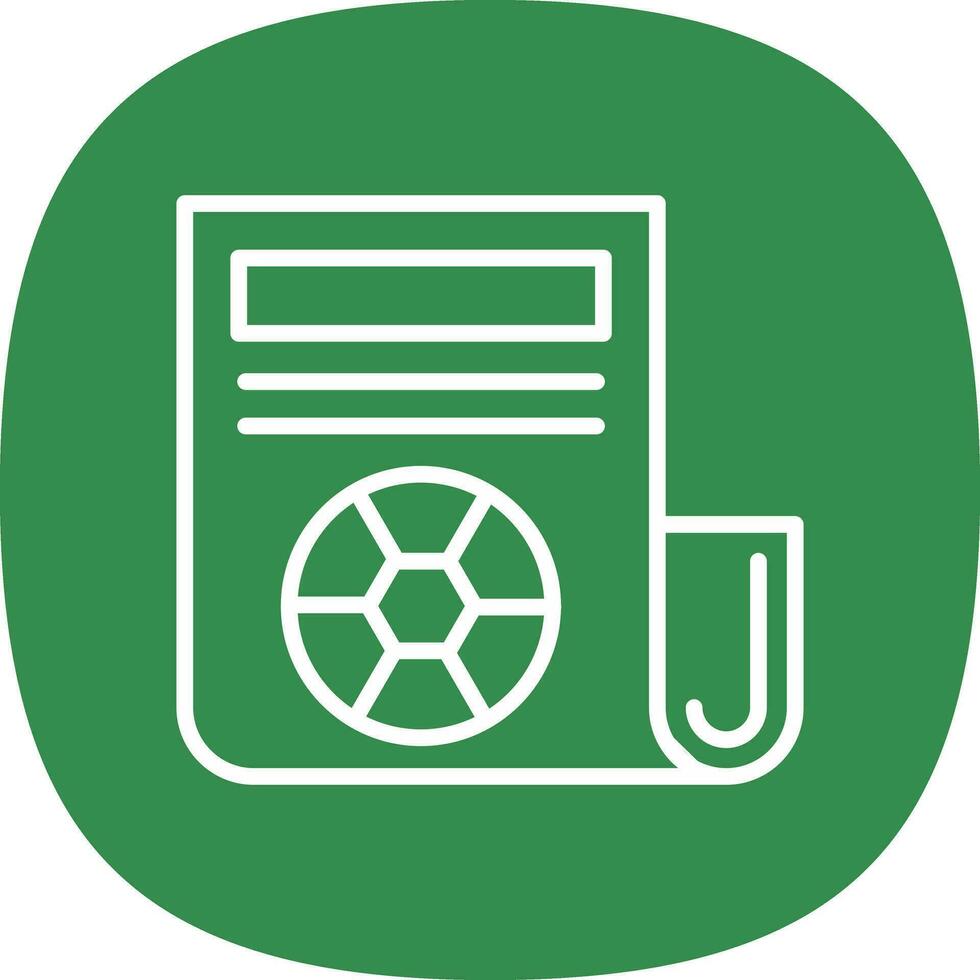 Newspaper Vector Icon Design
