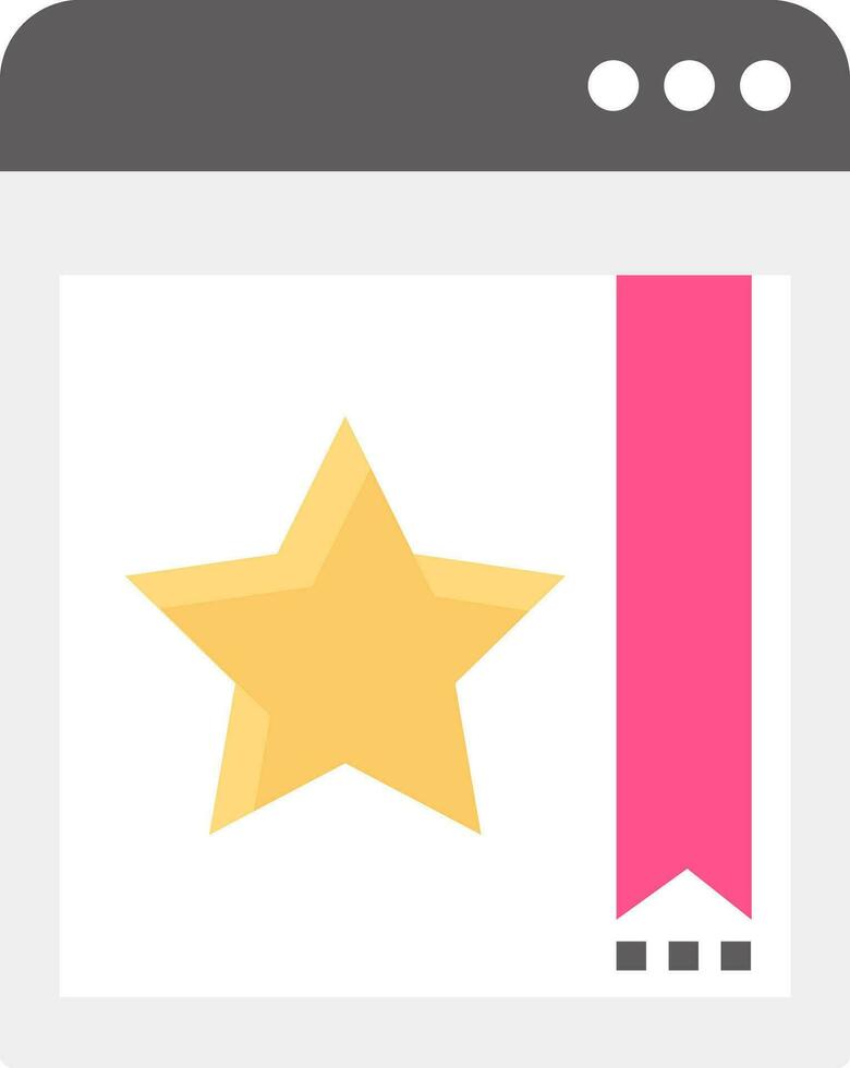 Vector illustration of Web Rating icon.