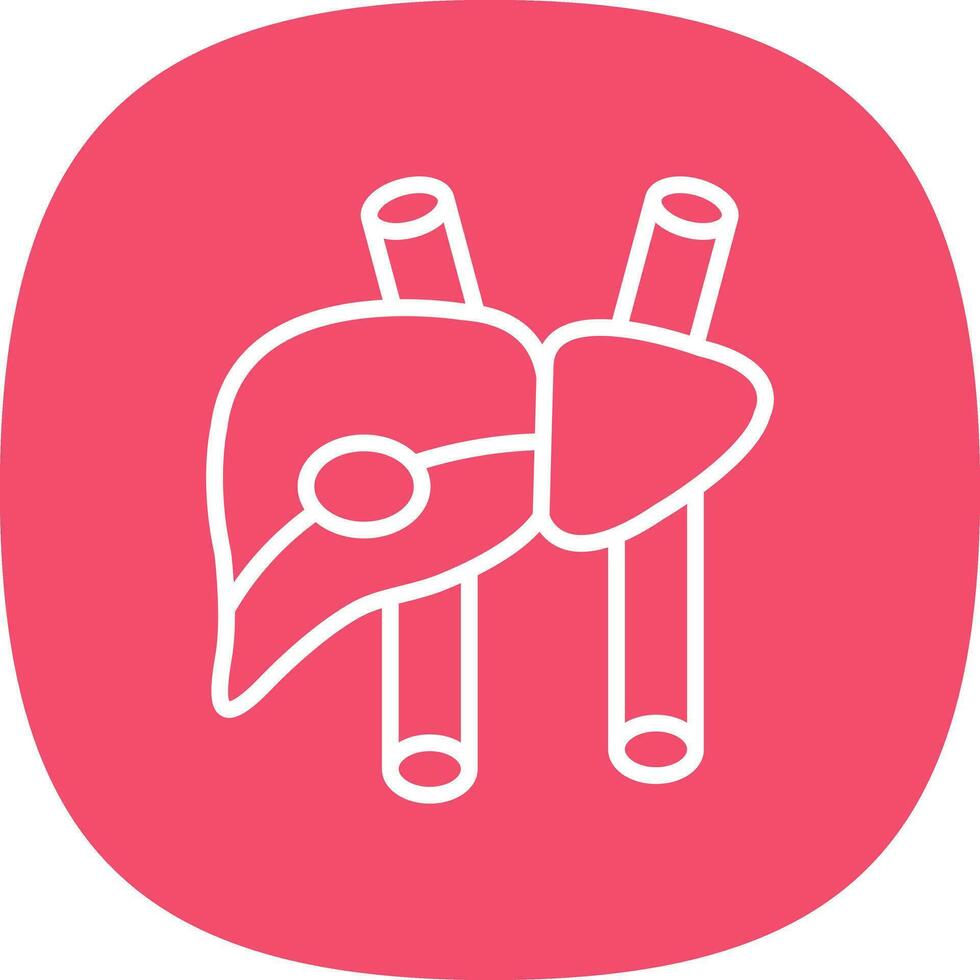 Liver Vector Icon Design