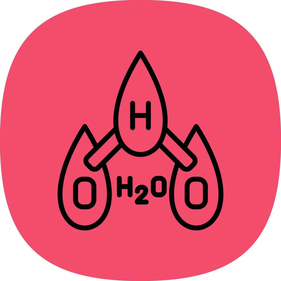 H2o Vector Icon Design