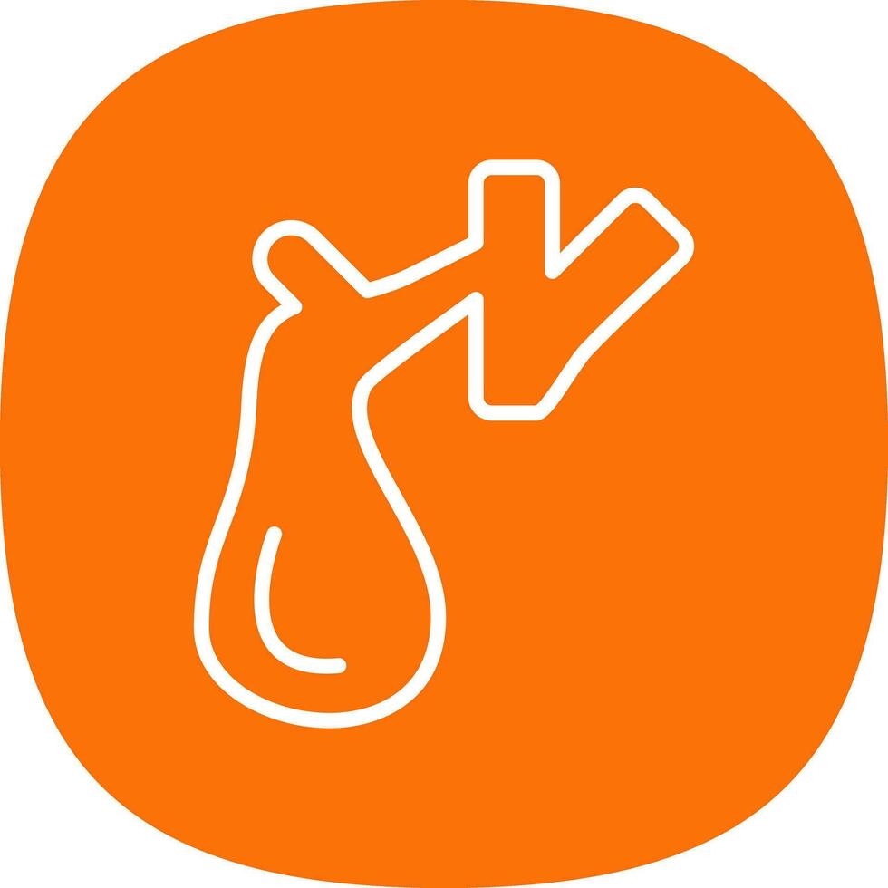 Gallbladder Vector Icon Design