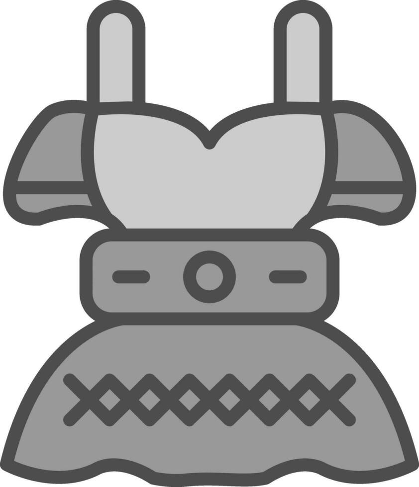 Dirndl Vector Icon Design