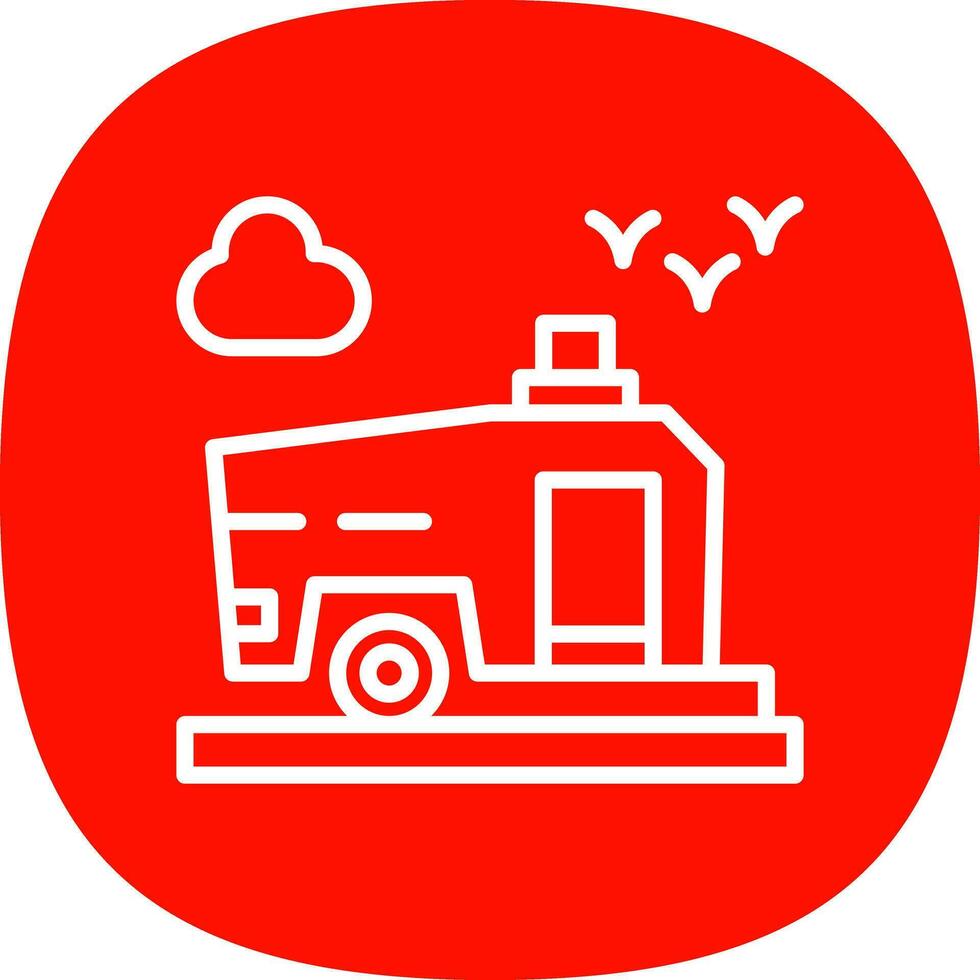 Caravan Vector Icon Design