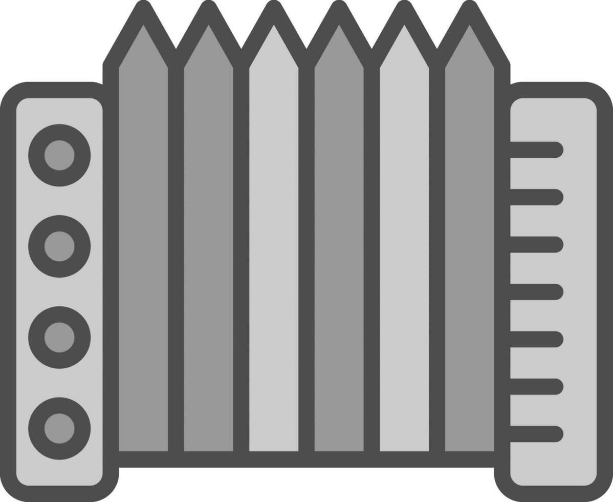 Accordion Vector Icon Design