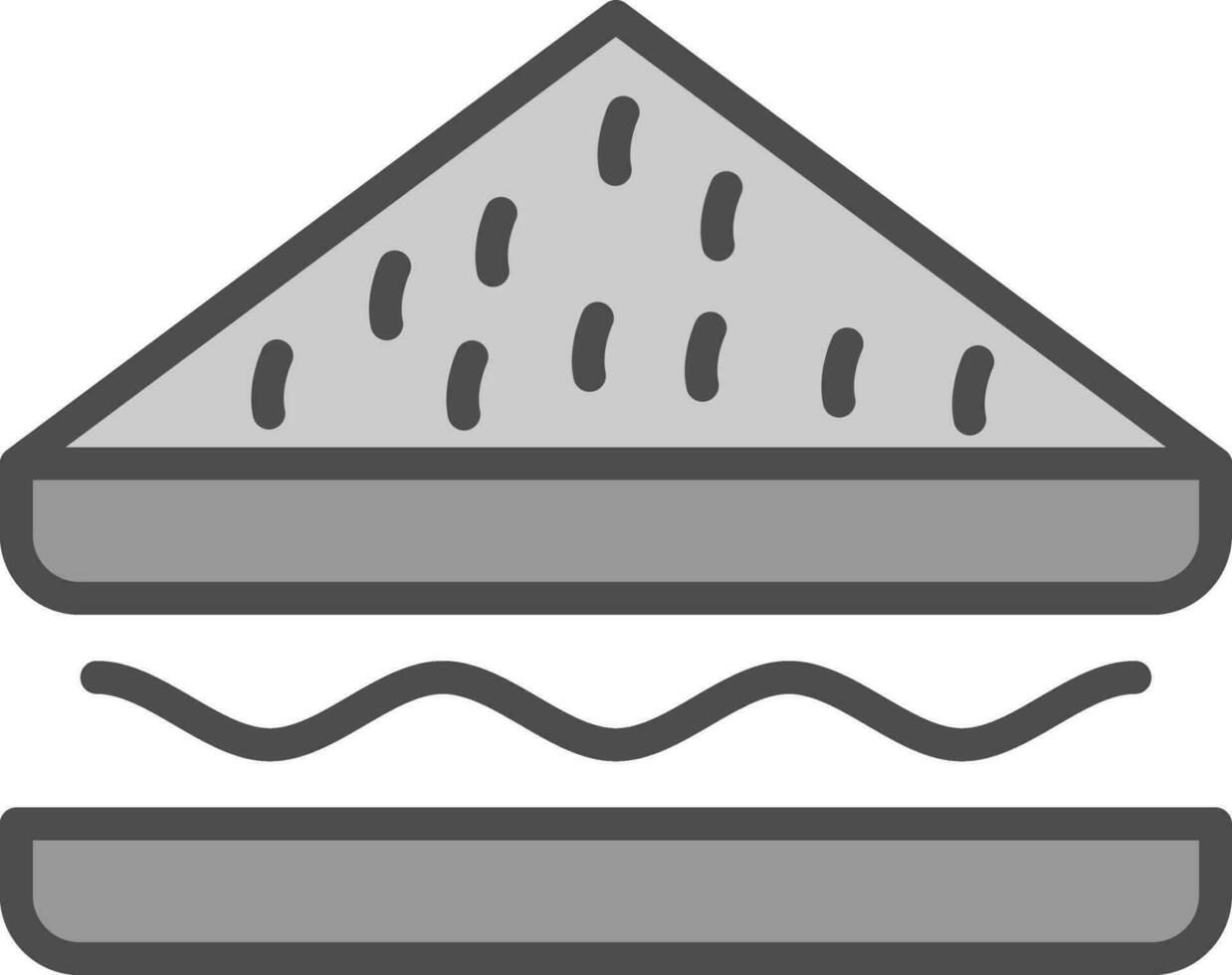 diseño de icono de vector de sándwich