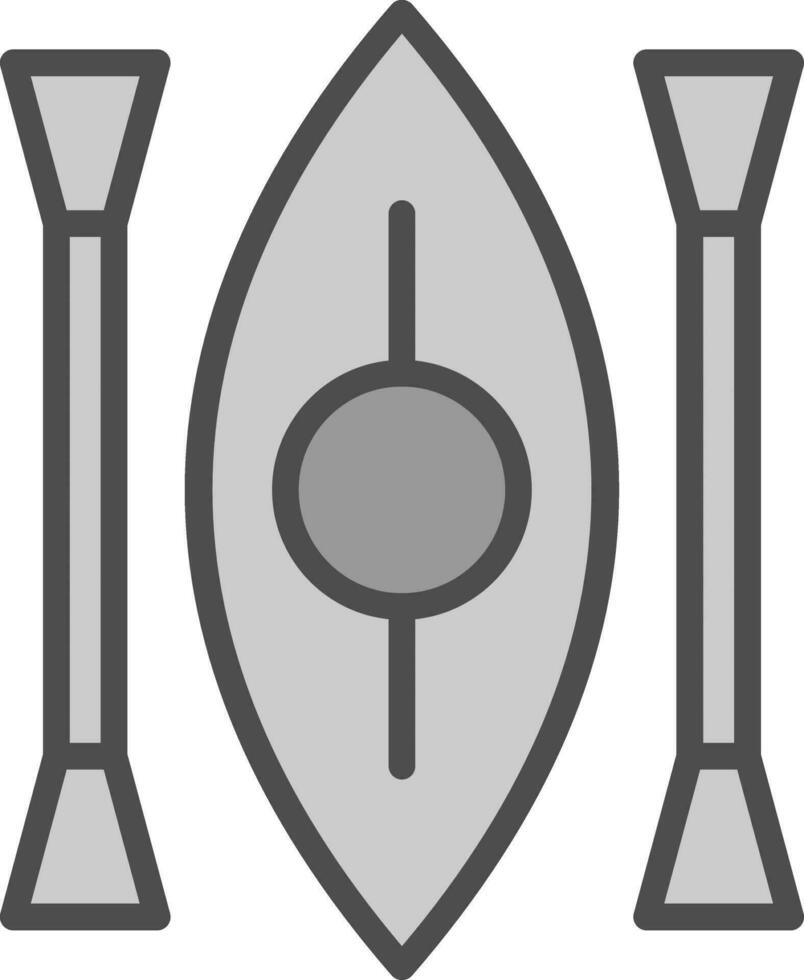 Kayak Vector Icon Design