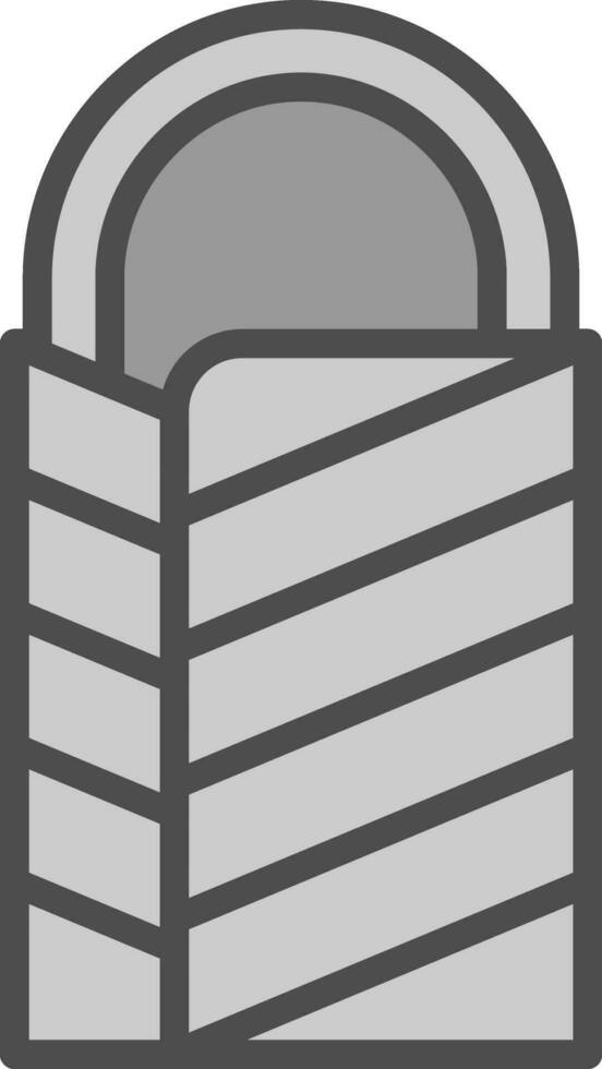 Sleeping bag Vector Icon Design