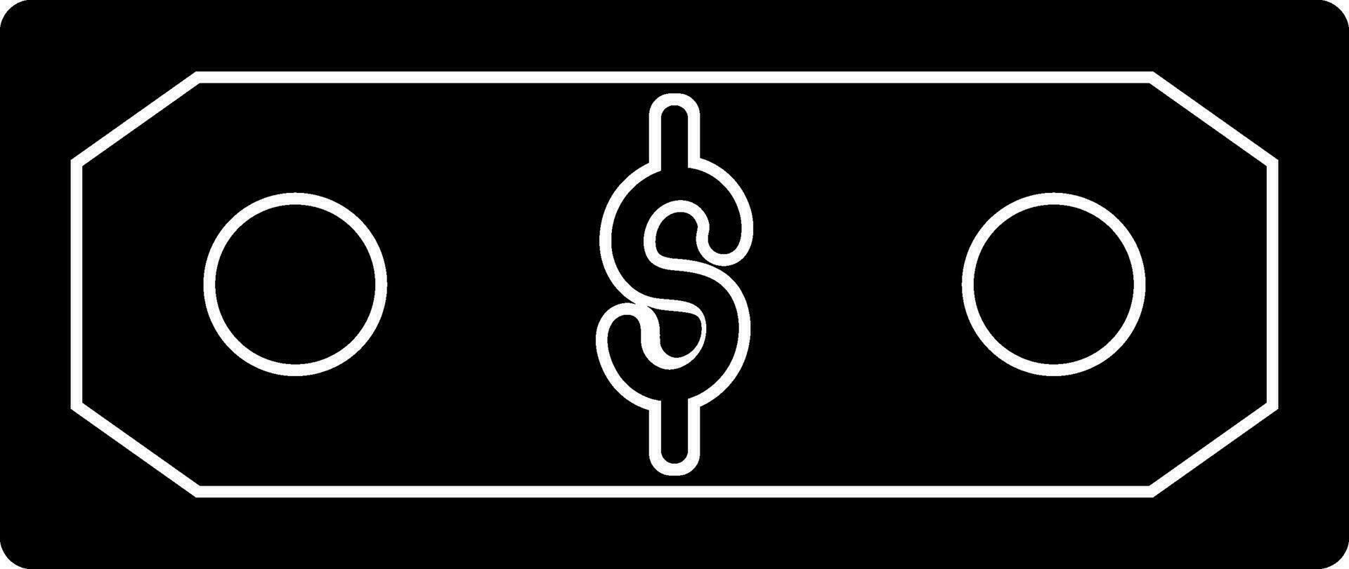 Money in black and white color. vector