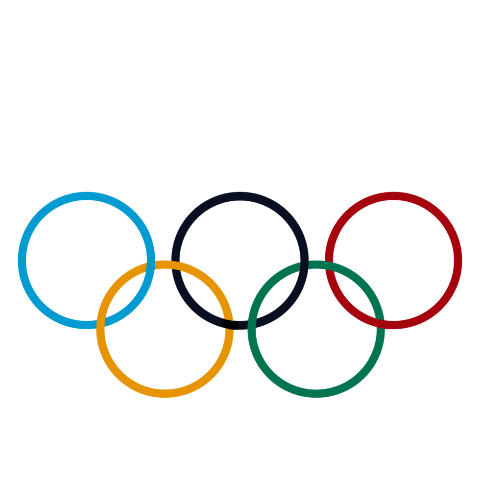 7 anders Farben von olympisch Ringe isoliert Clip Art auf transparent Hintergrund, Ringe olympisch Clip Art, olympisch Ringe Illustration auf transparent Hintergrund, olympisch Ring isoliert Clip Art png