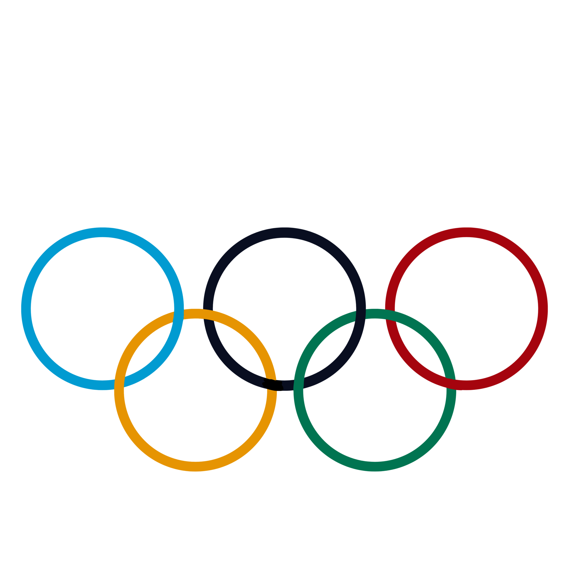 7 different colors of Olympic rings isolated clipart on transparent  background, rings olympic clipart, olympic rings illustration on  transparent background, olympic ring isolated clipart 25041945 PNG