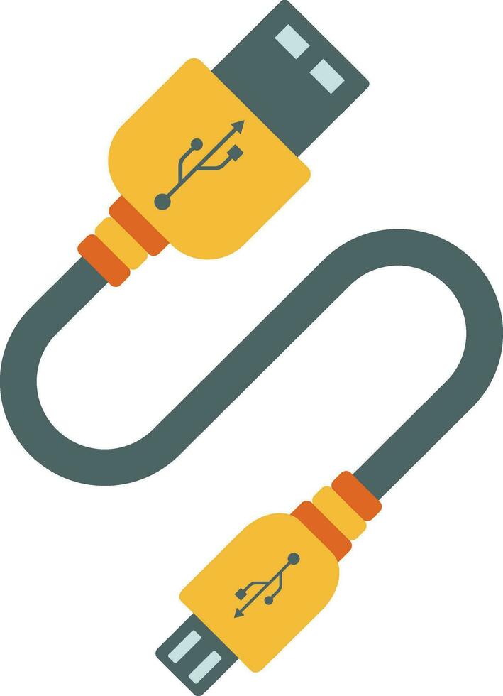 Plug on white background. vector