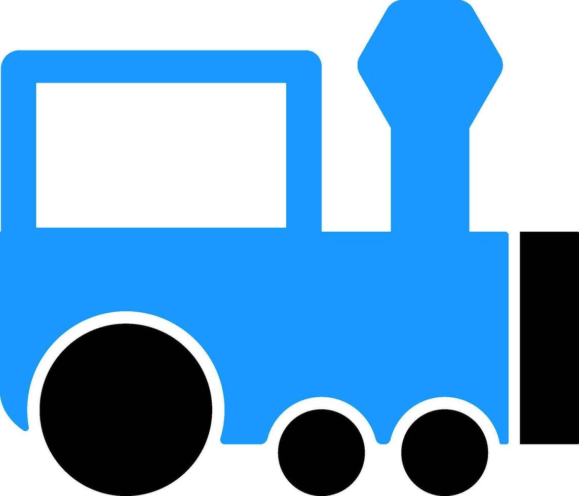 Sign or symbol of a Train Engine. vector