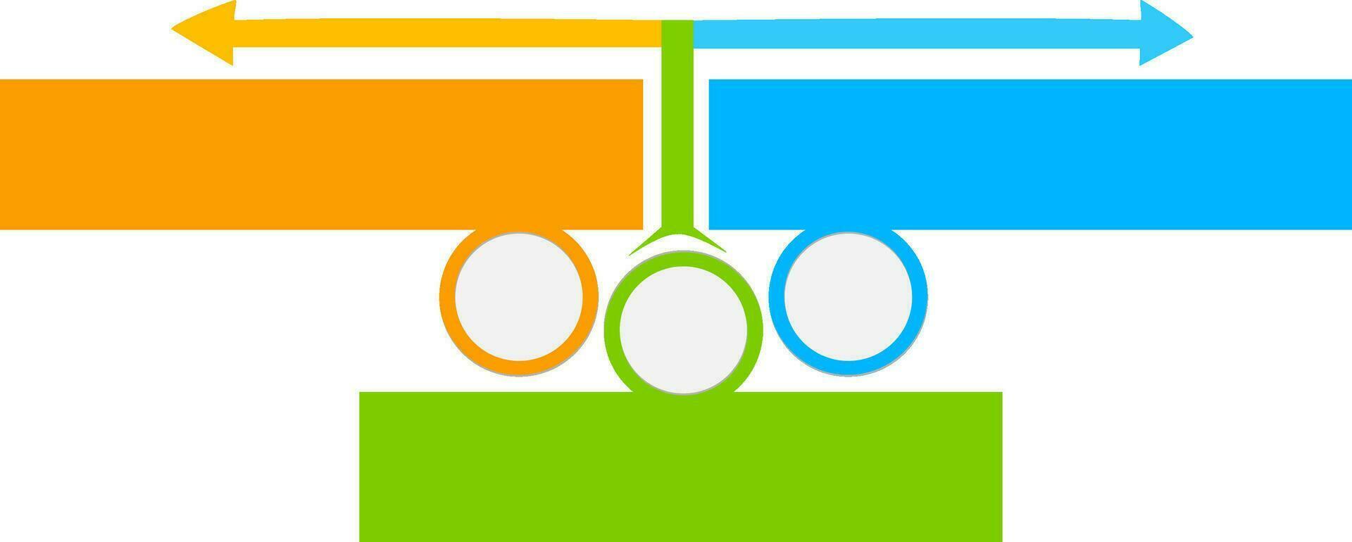 Colorful infographic element for Business. vector