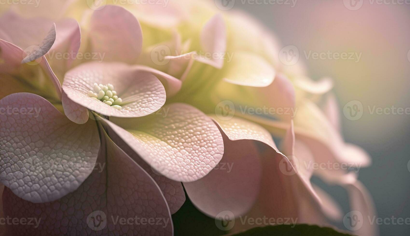 Nature beauty captured in a flower details generated by AI photo