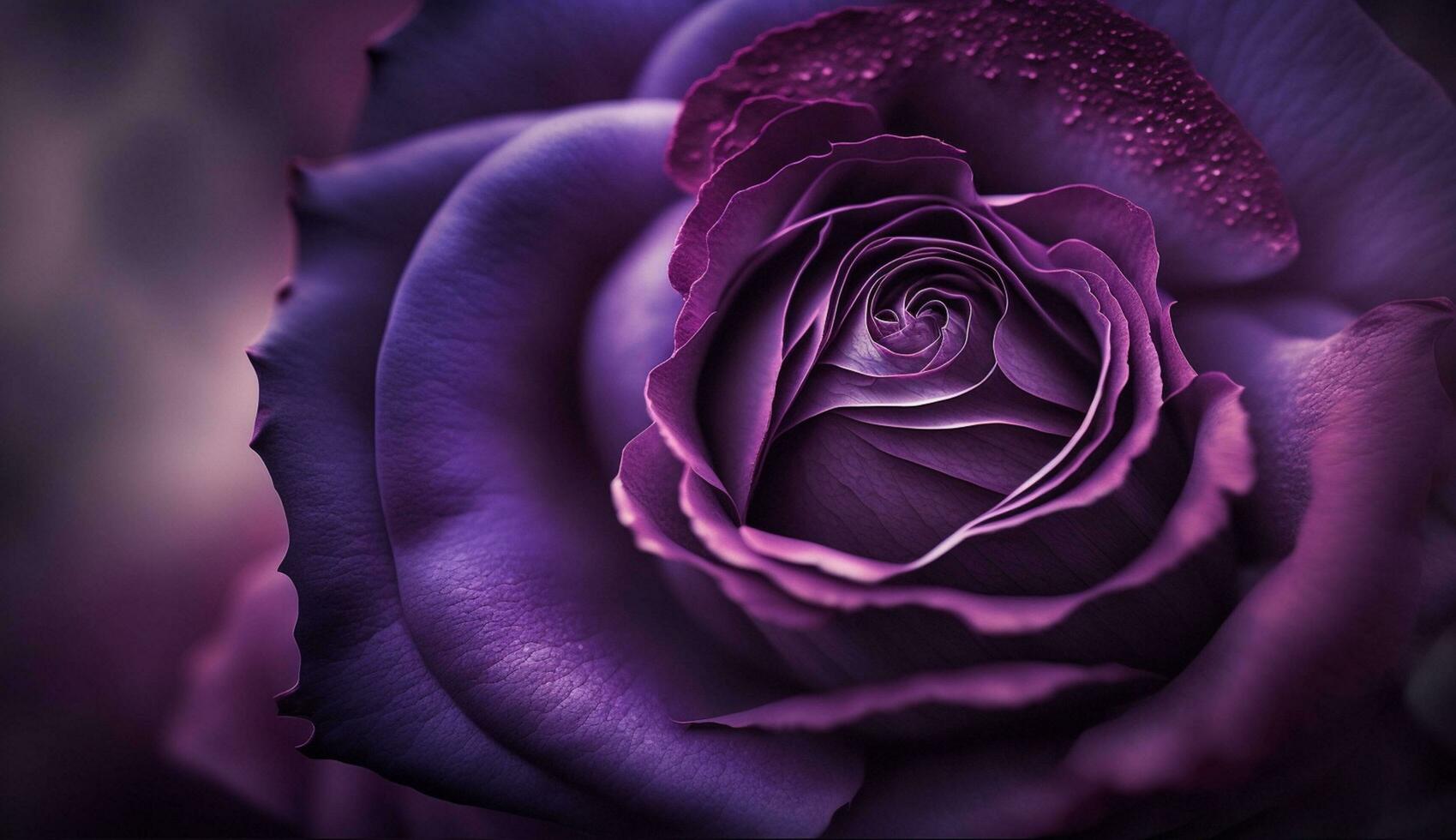 Freshness and elegance of purple flower blossom ,generative AI photo