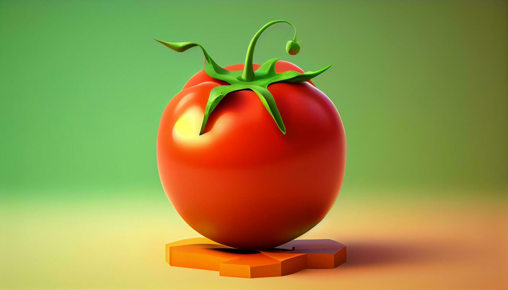 Fresco rojo tomate sano comida ,generativo ai foto