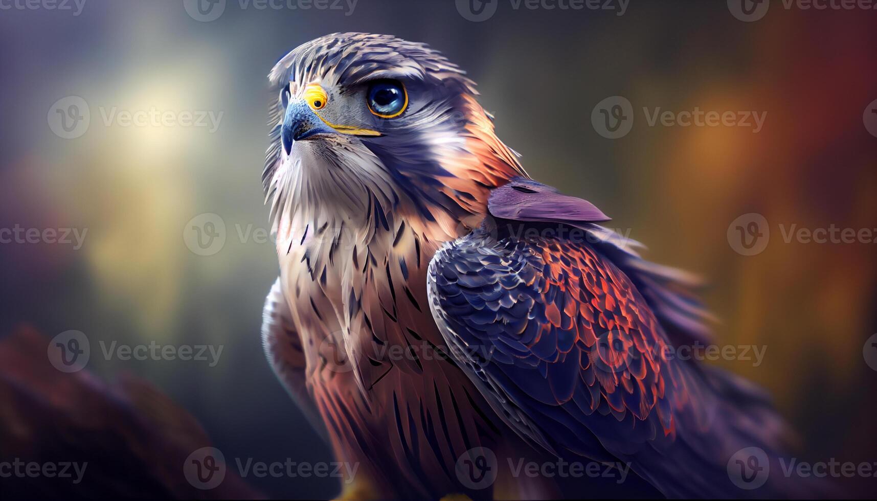 strong and beauty eagle majestic scene , photo
