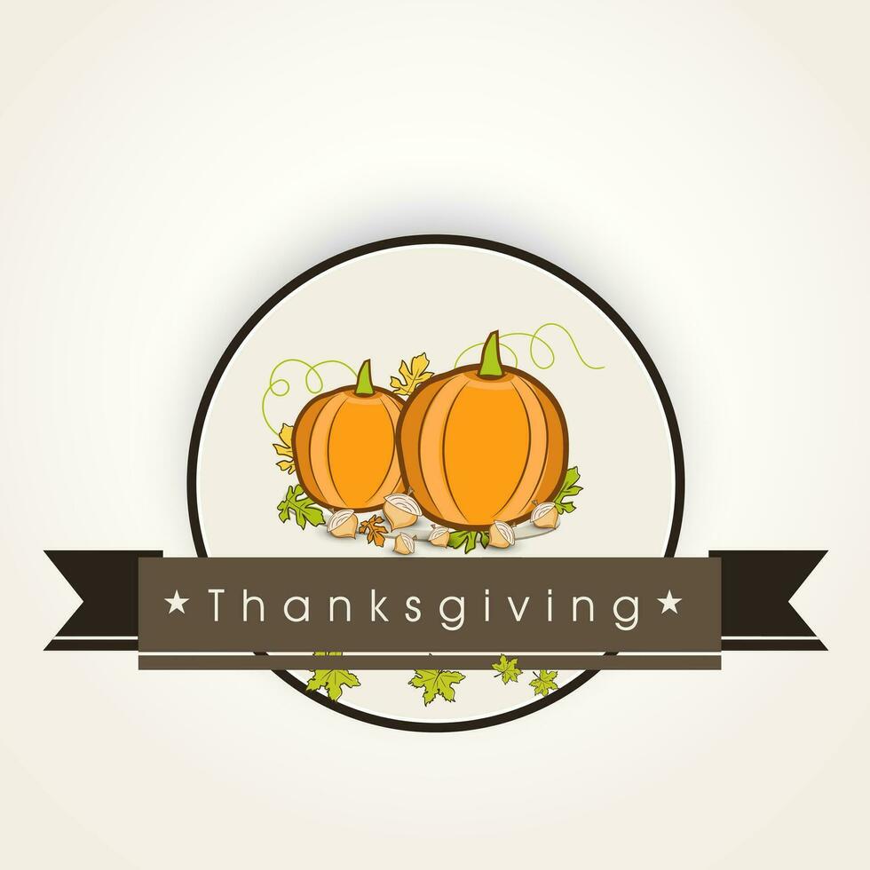 Happy Thanksgiving Background. vector