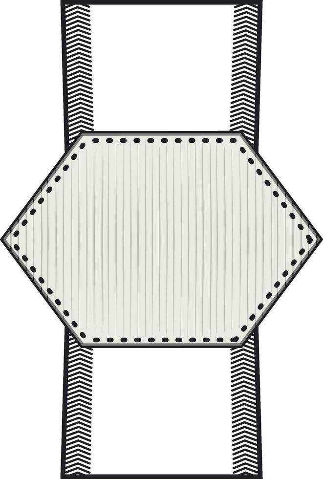 Blank tag or ribbon design. vector