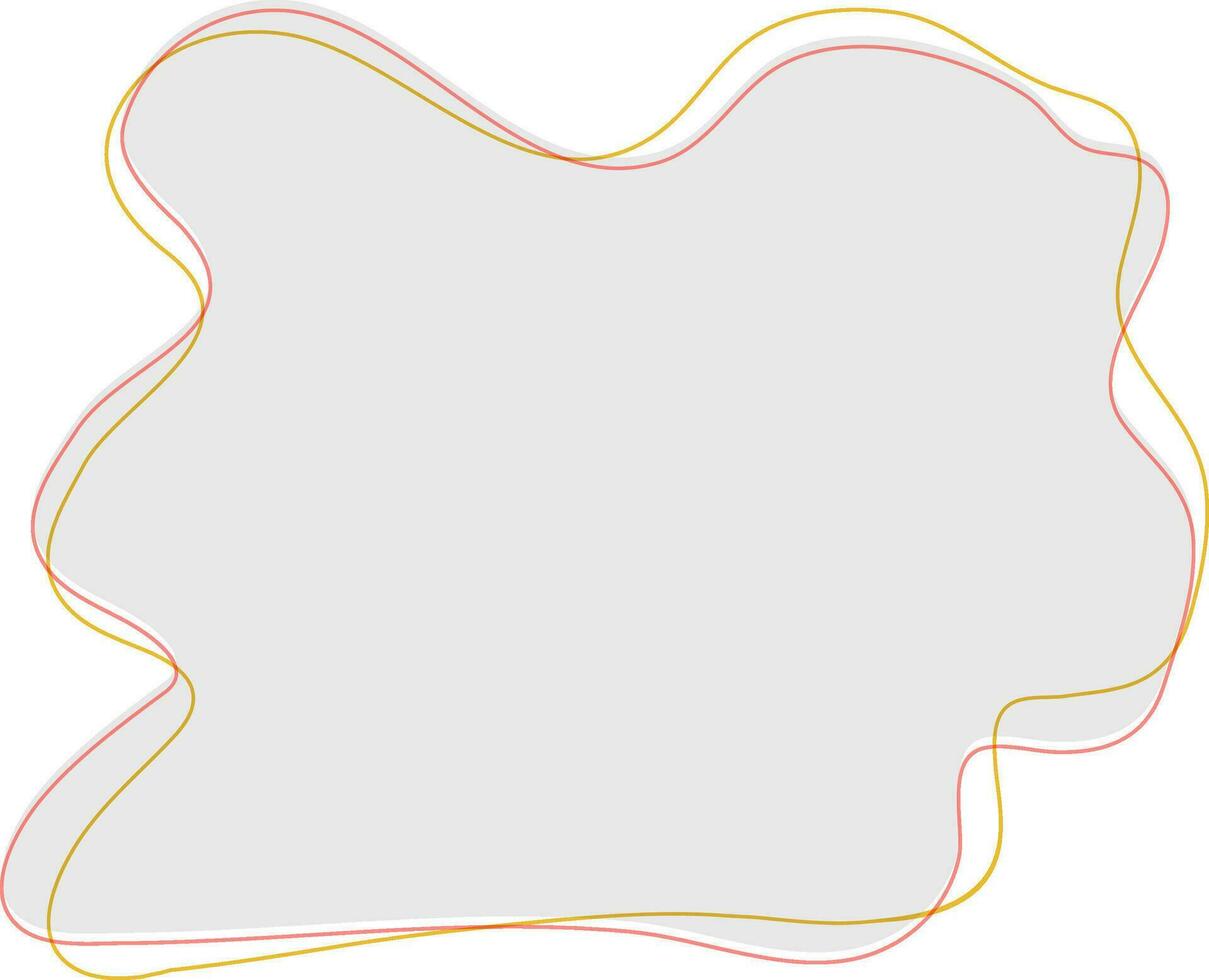 Illustration of blank frame. vector