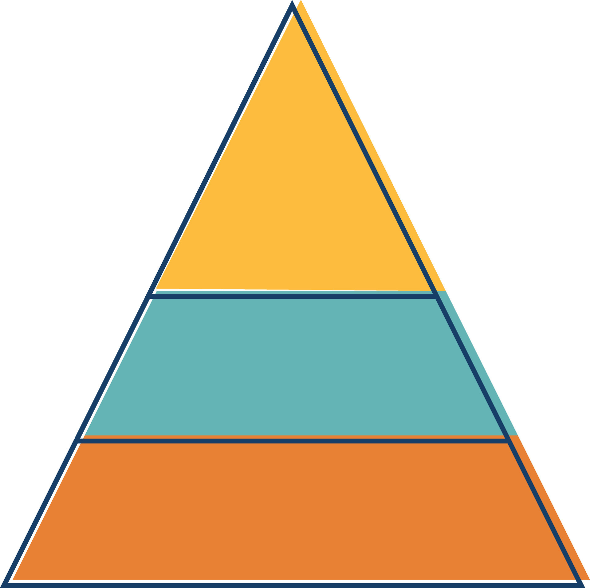 Flat triangle shaped infographic element. 25044979 Vector Art at Vecteezy