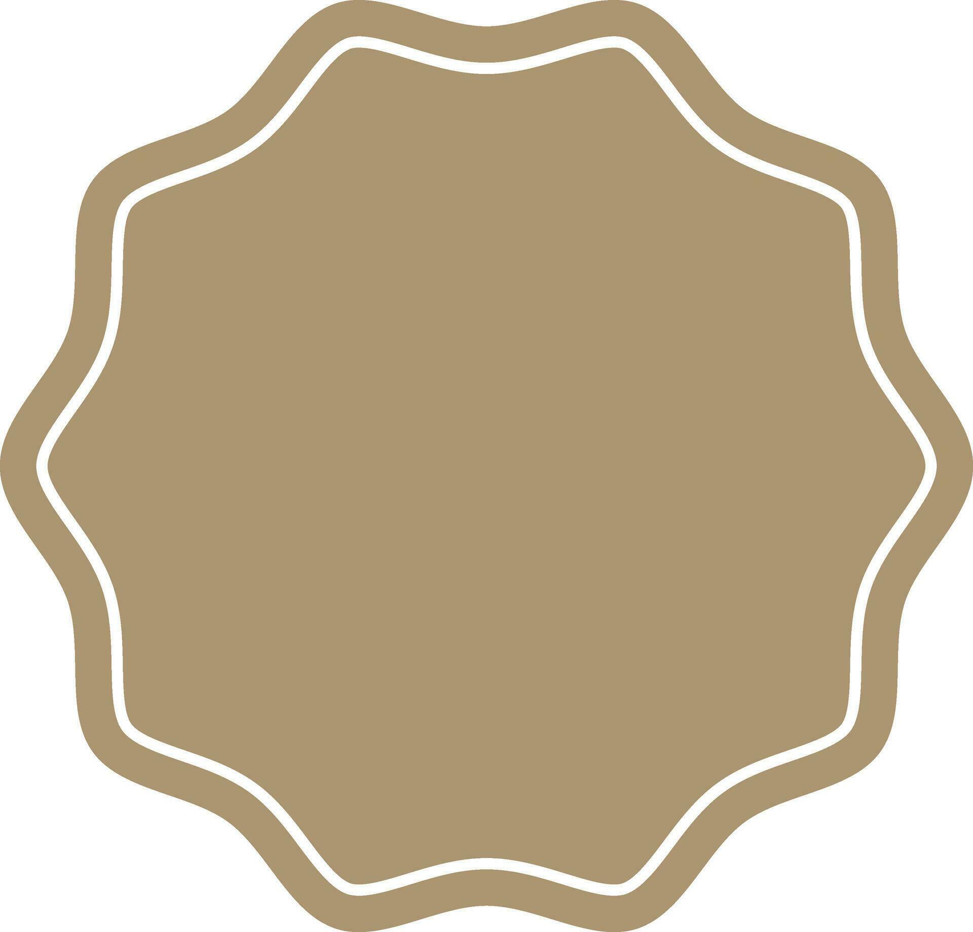 Vector brown tag or sticker. 25044997 Vector Art at Vecteezy