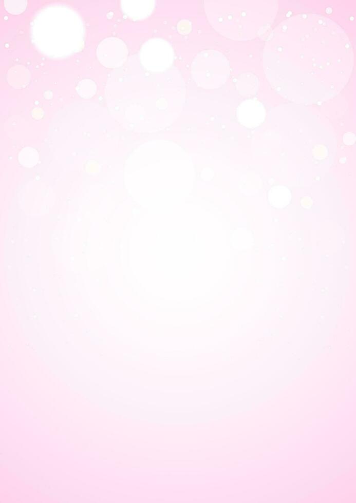 Abstract snowfall pink background. vector