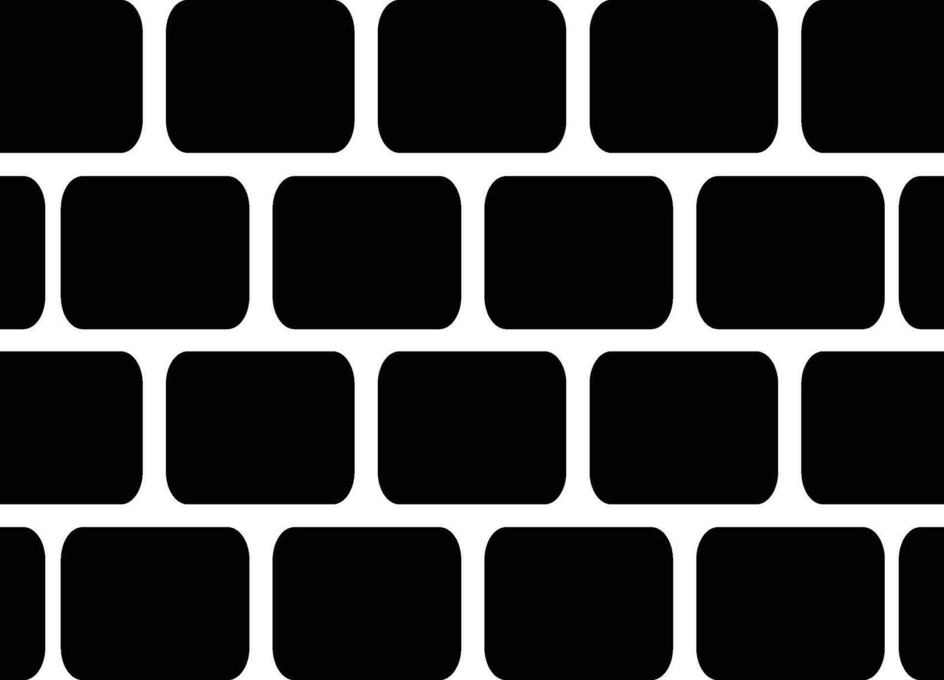 Icon of wall in black color. vector