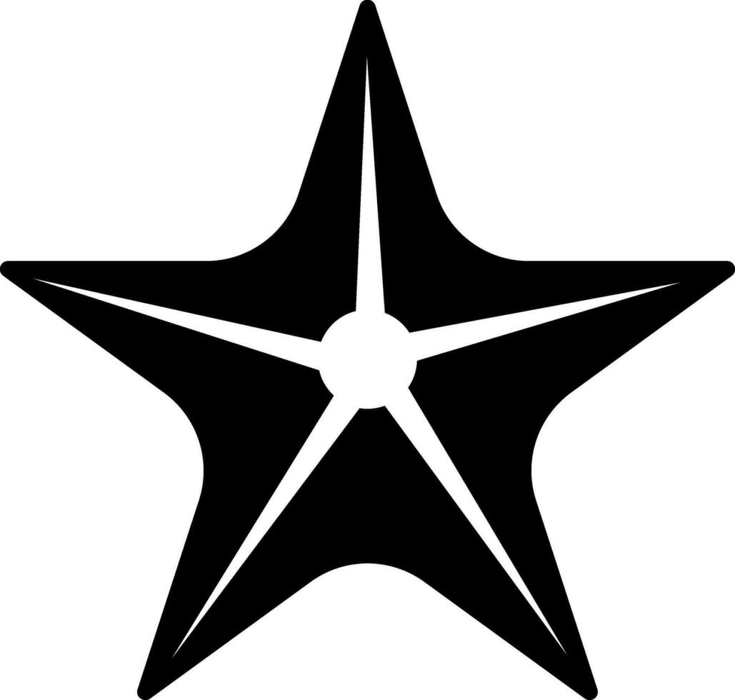estrella de mar en blanco antecedentes. vector