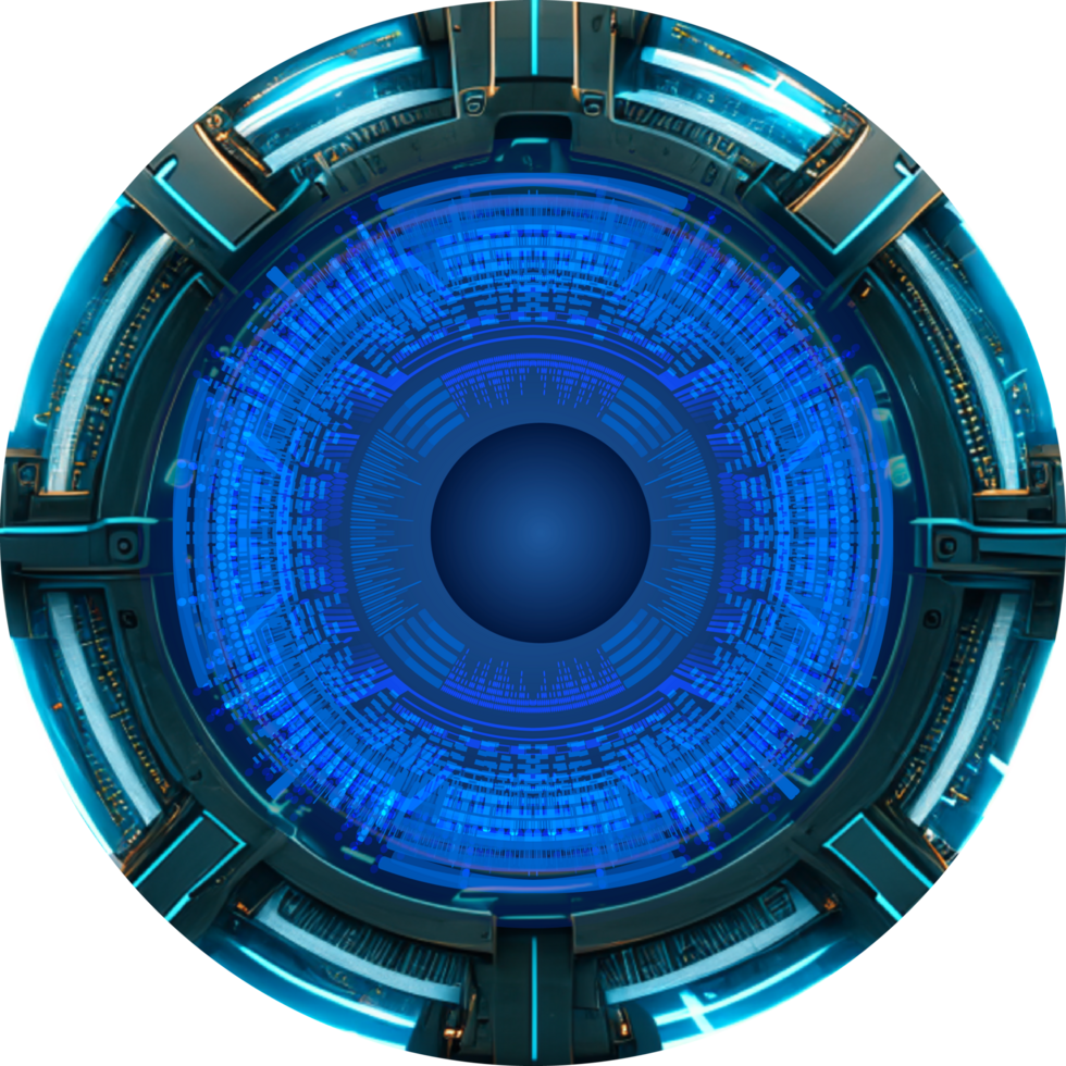 Modern Technology Eye Cybersecurity Crop-out png