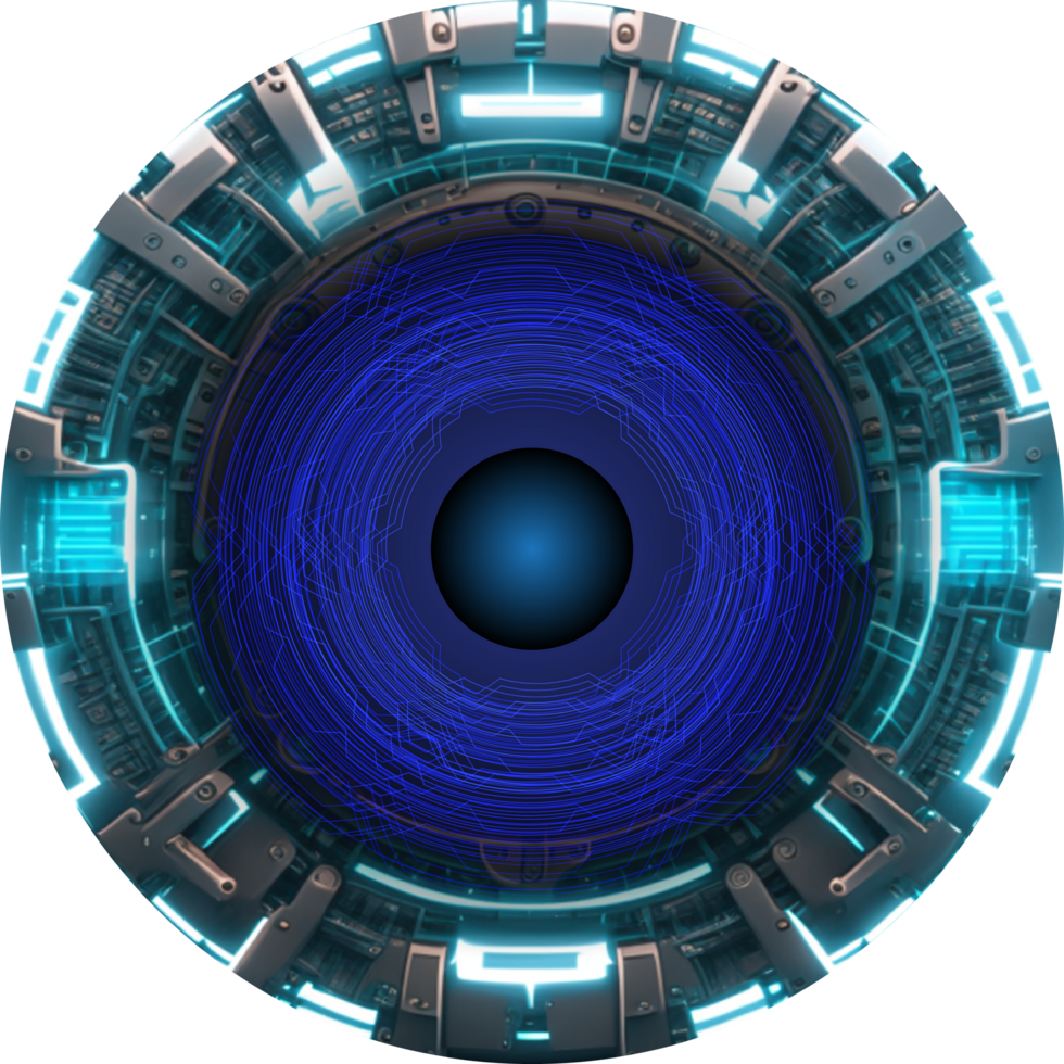 Modern Technology Eye Cybersecurity Crop-out png