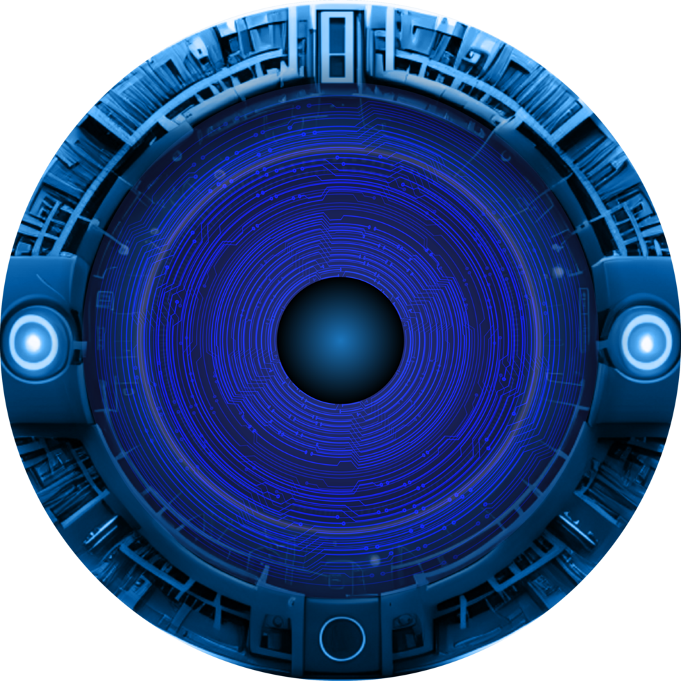 Modern Technology Eye Cybersecurity Crop-out png