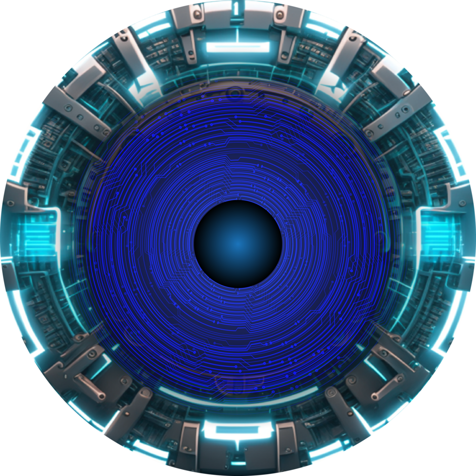 Modern Technology Eye Cybersecurity Crop-out png