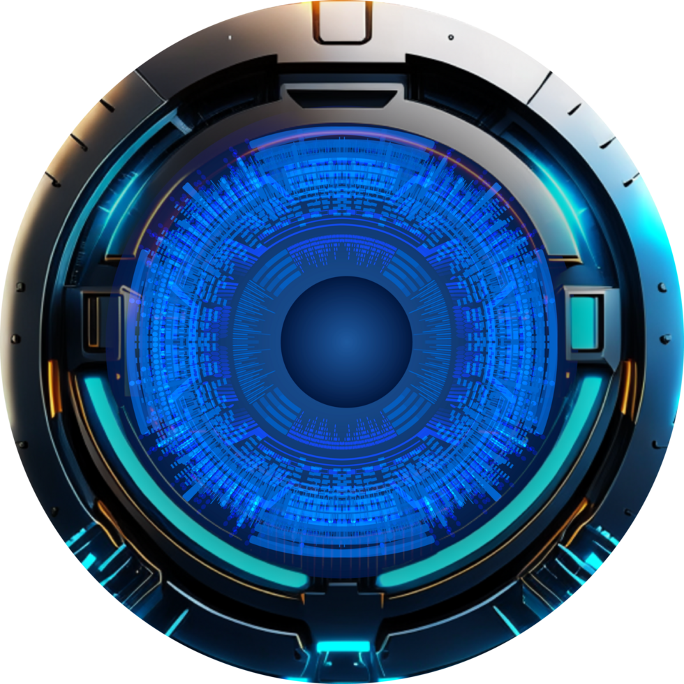 Modern Technology Eye Cybersecurity Crop-out png