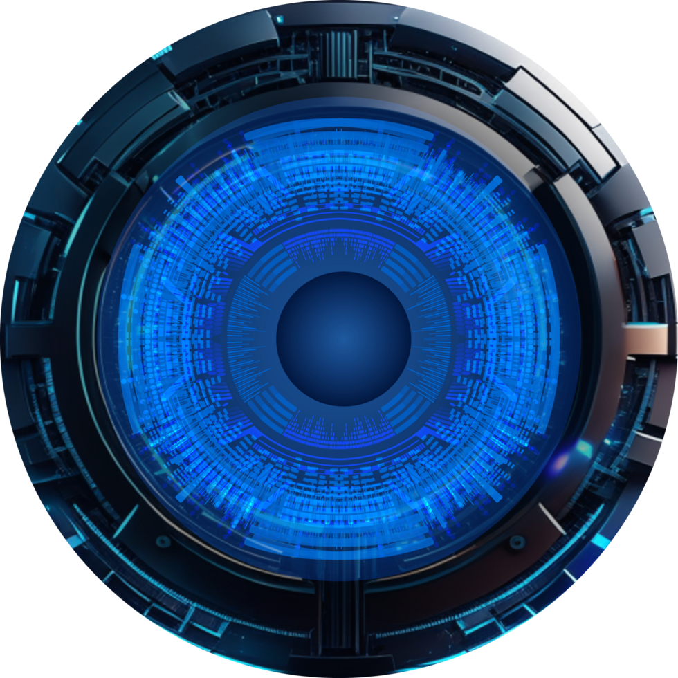 Modern Technology Eye Cybersecurity Crop-out png