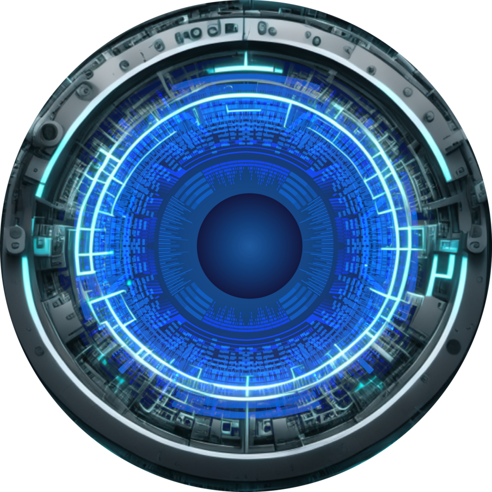 Modern Technology Eye Cybersecurity Crop-out png