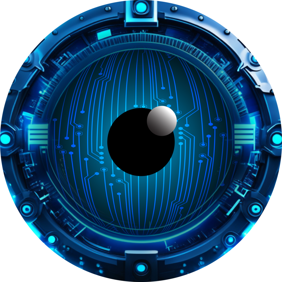 Modern Technology Eye Cybersecurity Crop-out png