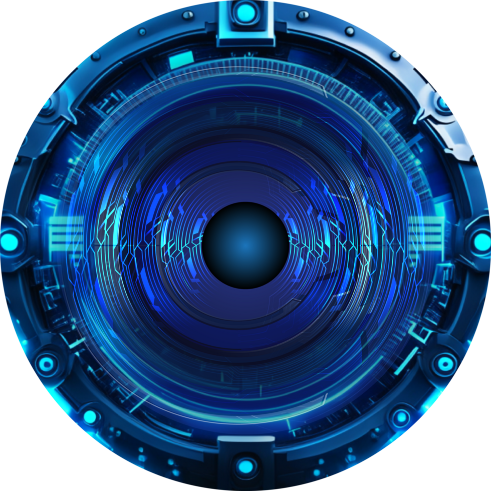 Modern Technology Eye Cybersecurity Crop-out png