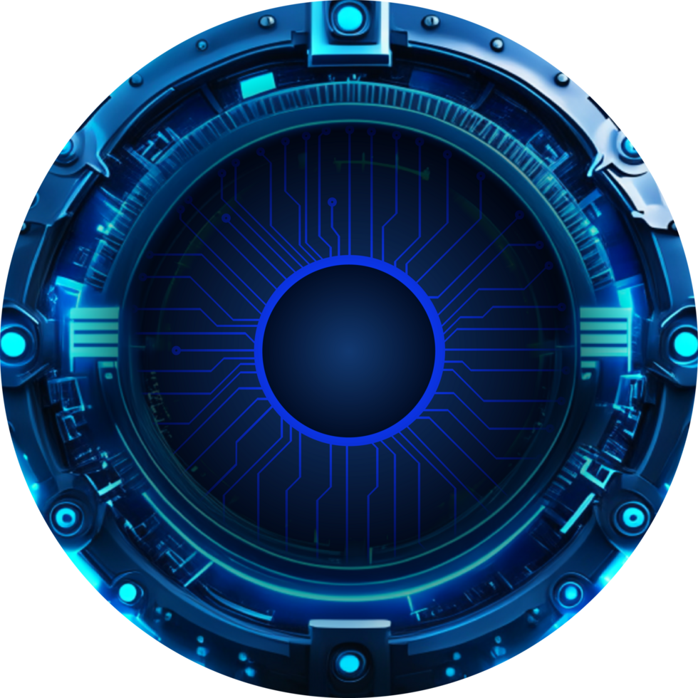 Modern Technology Eye Cybersecurity Crop-out png