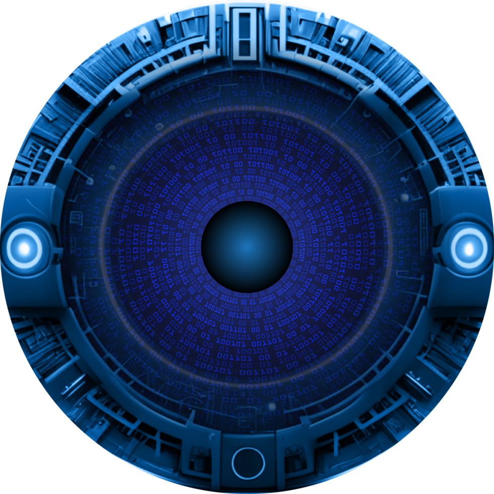 Modern Technology Eye Cybersecurity Crop-out png