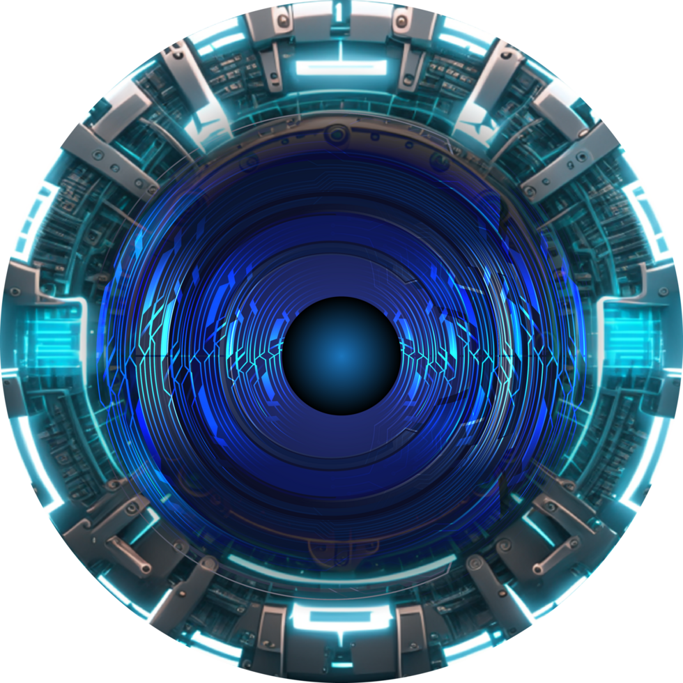 Modern Technology Eye Cybersecurity Crop-out png