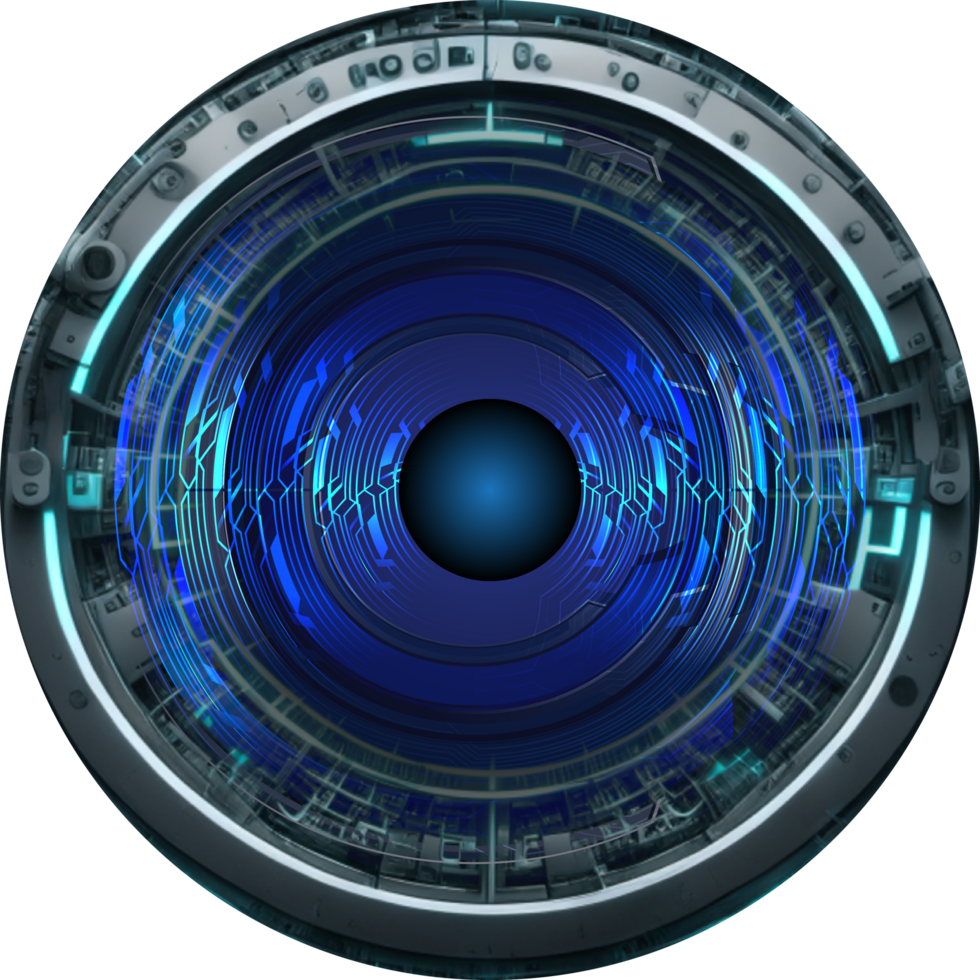Modern Technology Eye Cybersecurity Crop-out png