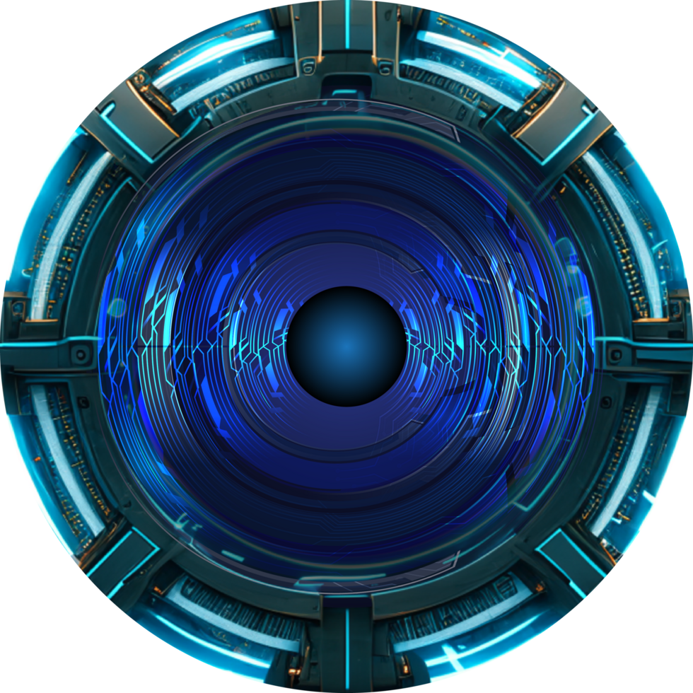 Modern Technology Eye Cybersecurity Crop-out png