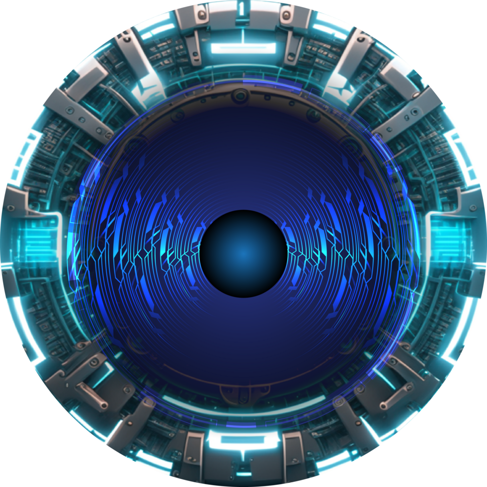 Modern Technology Eye Cybersecurity Crop-out png