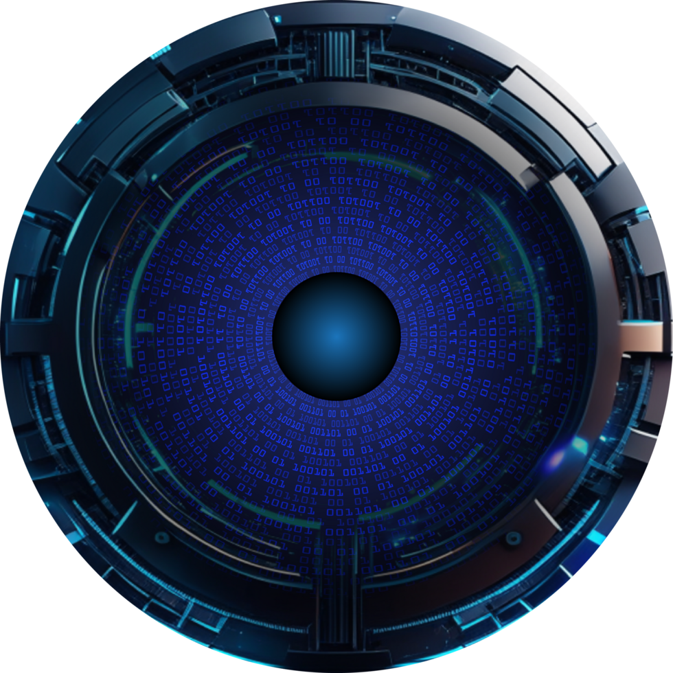 Modern Technology Eye Cybersecurity Crop-out png